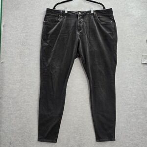 KUT From The Kloth‎ Women Jeans 18W Black Denim Skinny Donna